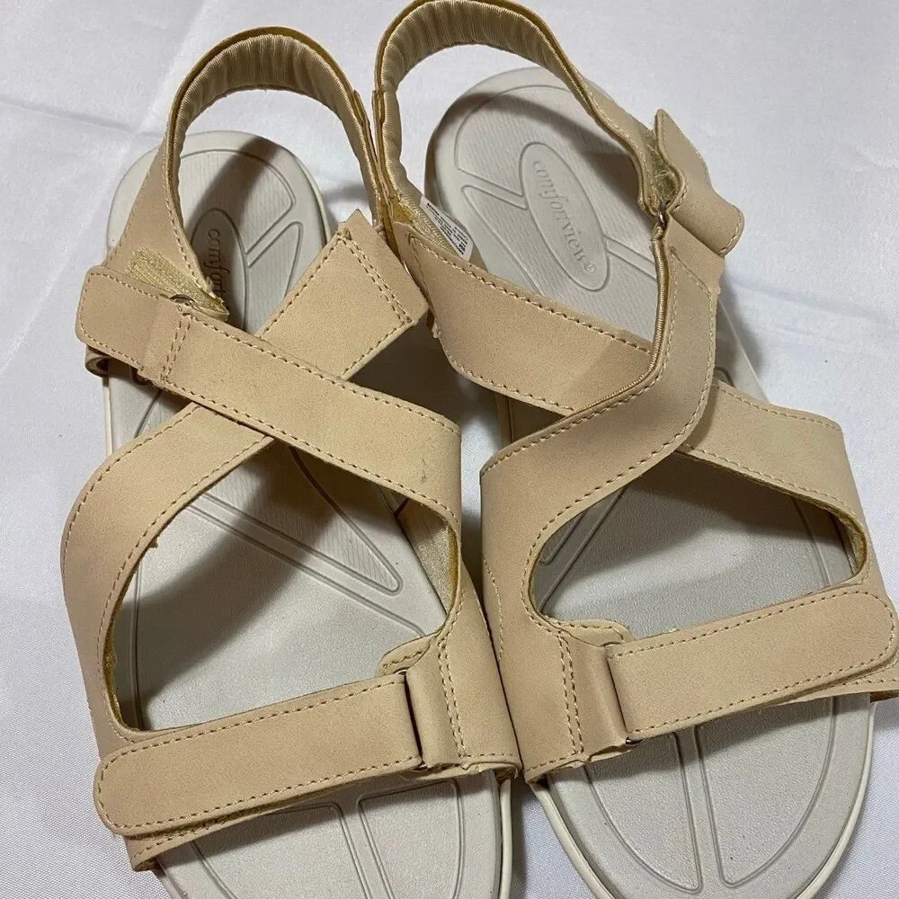 Comfortview The Anouk Sandal Adjustable Straps lightweight 9M NWT water- friendl